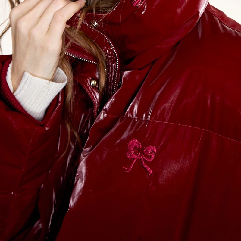 ELFSACK 2025 الشتاء الوافدين الجدد لينة لطيف أفخم تقليم الحيوان الأذن مقنعين فضفاضة تناسب أسفل سترة للمرأة