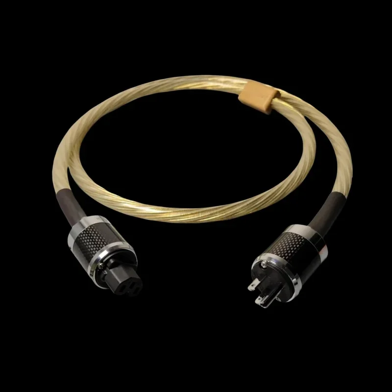 Nordost Odin 2 الذهب Hifi سلك الطاقة Audiophile سلك الطاقة Shuco نسخة سلك الطاقة المعيار الأمريكي IEC C15 التوصيل الذيل