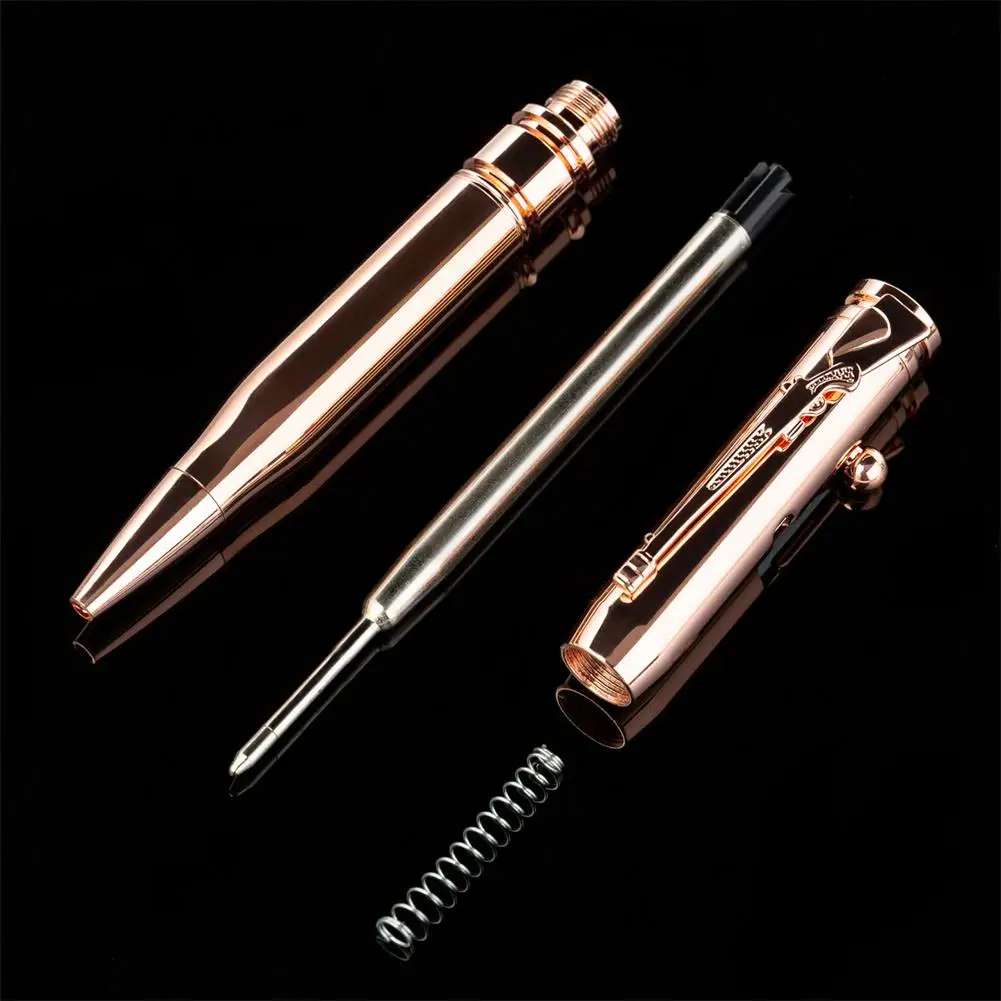 1.0mm Bolt Action Pen Multifunctional Metal Ballpoint Pen For Students Teacher Manager Lawyer Professor School Office Supplies