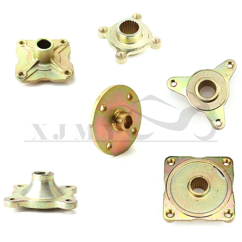 1pc 4 Stud 3 Hole Axle Hub 23T Spline Mounting Bracket for 50cc 125cc 150cc 250cc Quad ATV Dirt Bike Buggy