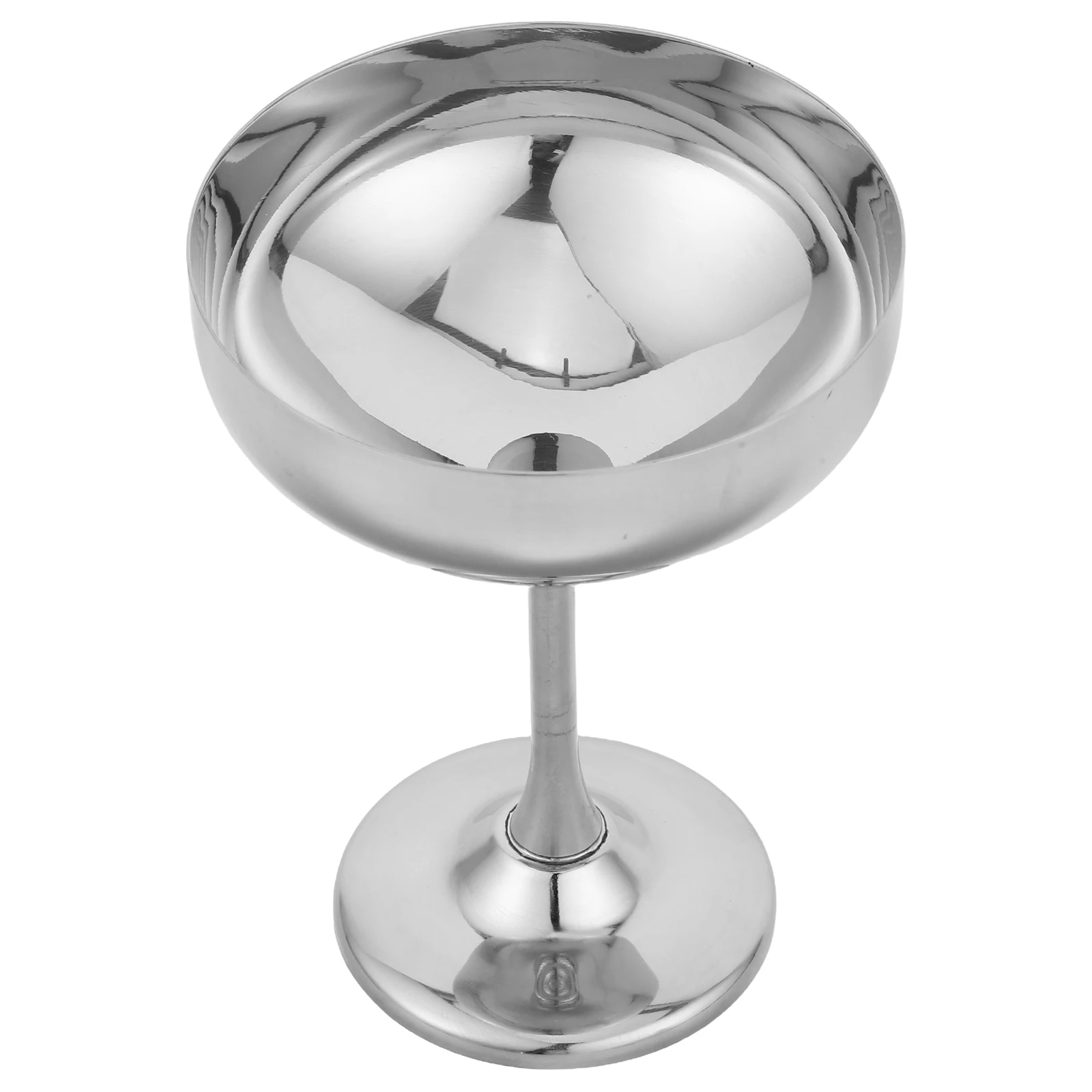 

Stainless Steel Dessert Cup Ice Cream Bowl Cocktail Glass Party Goblet Footed Cups