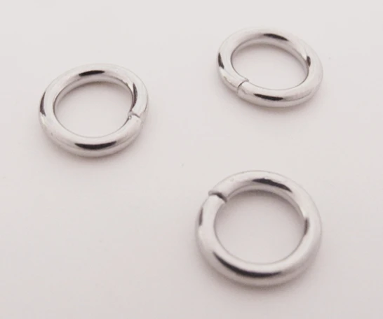 20 stücke Runde Ringe, Kette Stecker, Gürtel Schnalle, Tasche Erkenntnisse, Tasche Ringe, hund Leine Ring innen 4mm R-052