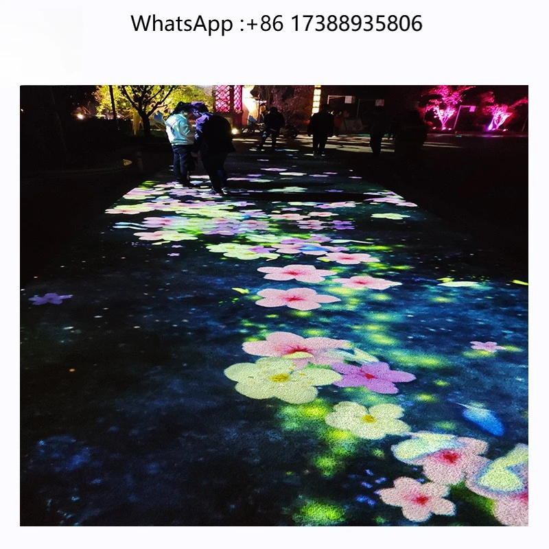 3D Hologram Interactive Floor Projection Children Game Simulator Outdoor Advertising Ground Projection Mayeter M-T001 80+ Games