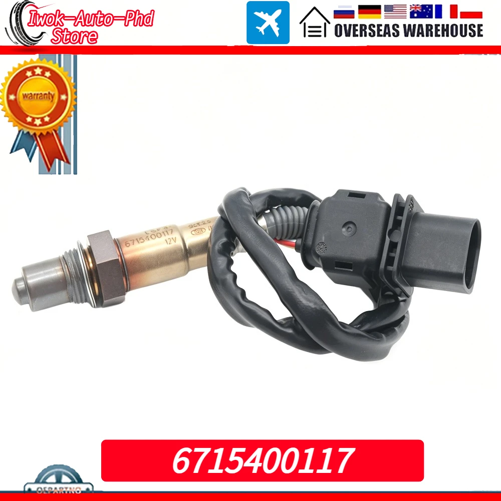 New O2 Oxygen Sensor for SATVIC TURI G4 REXTON KORANDO SPORTS A6725400817 6715400117