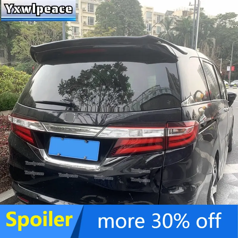 

For Honda Odyssey Roof Spoiler 2015 - 2019 ABS Material Primer Color Rear Trunk Spoiler Car Rear Wing Decoration