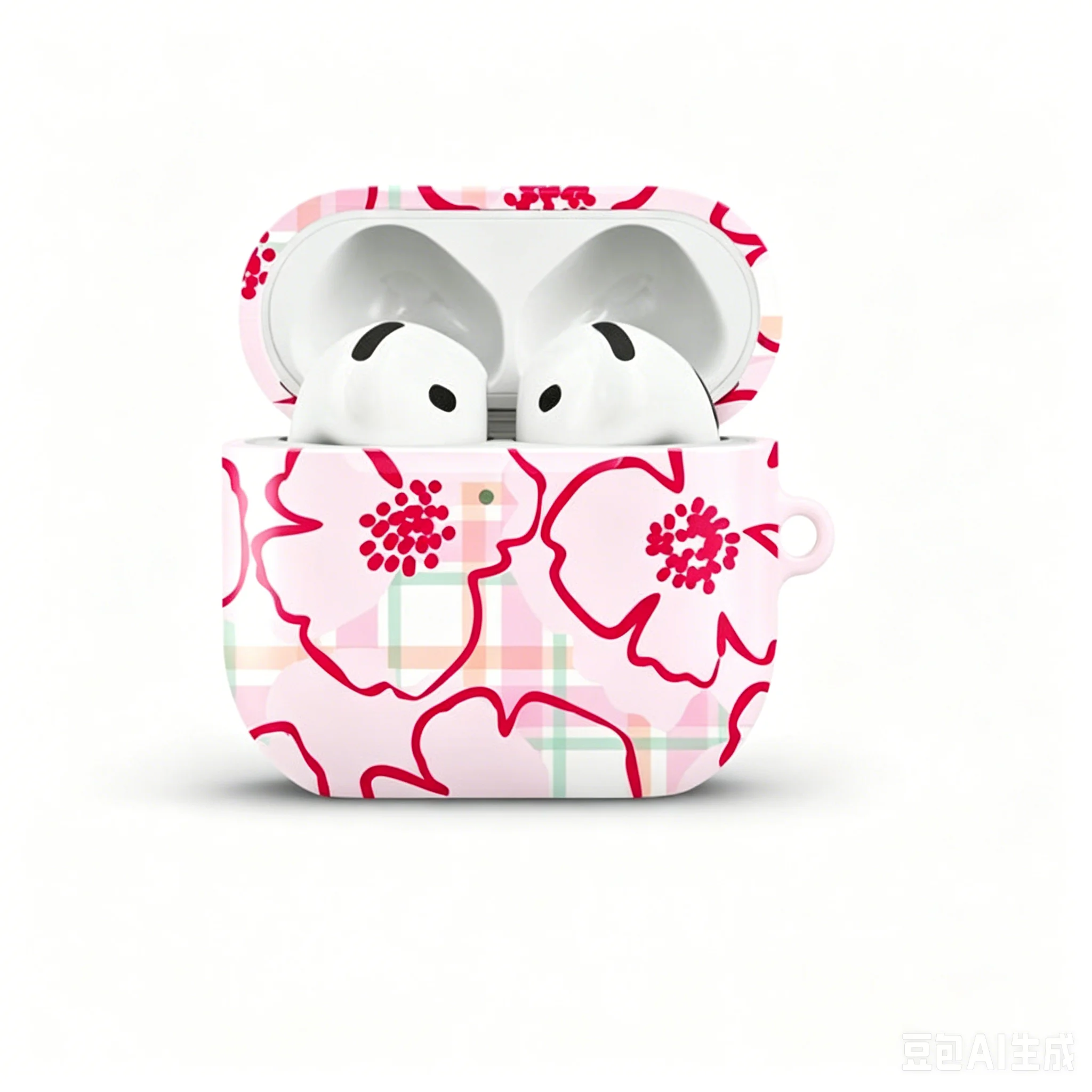 Floral Gingham Glow BUGRs Shoc - Headphone Case Hard 评论和价格