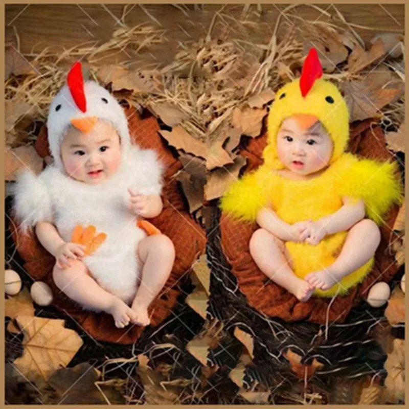 Photography Clothing Studio Theme Hundred Day Photography Chick Props Clothing Baby Hundred Day Old newborn photography outfit