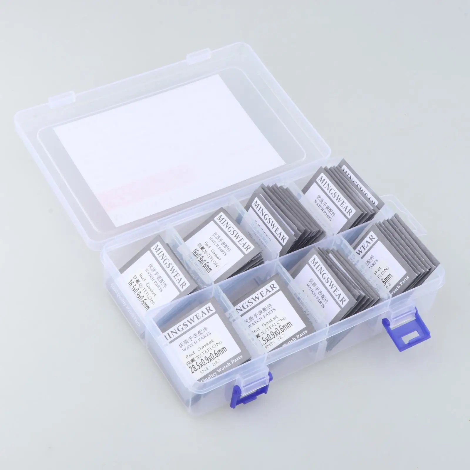 

49 шт., прокладки задней крышки часов, красные водонепроницаемые уплотнительные кольца высотой 0,9 мм, водонепроницаемые эластичные резиновые прокладки для часов, запасные части для ювелирных изделий
