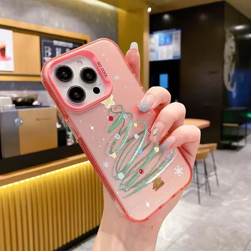 Case For Huawei MAGIC 5 6 PRO Honor X7A X8A A9A X6B X7B X9B 200 90 Lite 70 Pro X9 X5 Plus cover Matte IMD Christmas Tree Cute