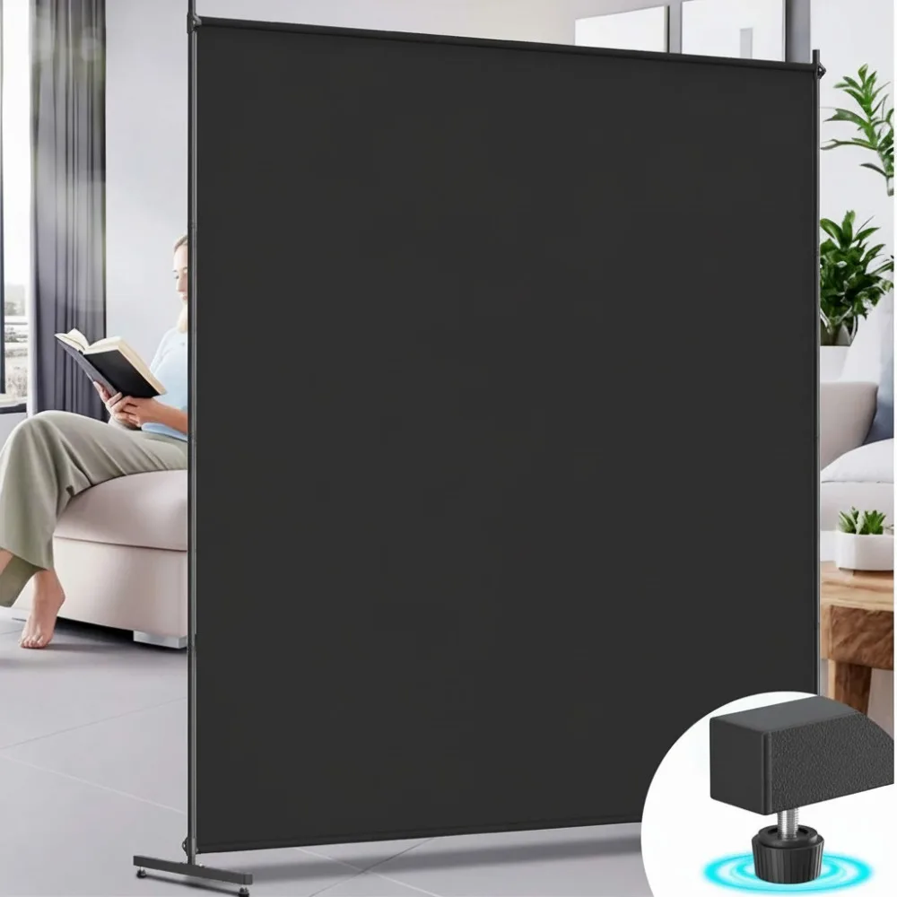 

72x72Inch Large Room Divider Privacy Screen, Thickened Fabric Partition Wall for Office Bedroom Patio