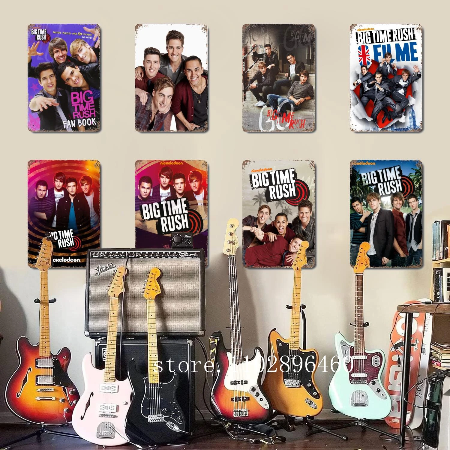 

big time rush Metal Plaques & Signs wall decor Vintage Tin Signs Captain Metal Poster Decor for Bar Pub Club Wall Decoration