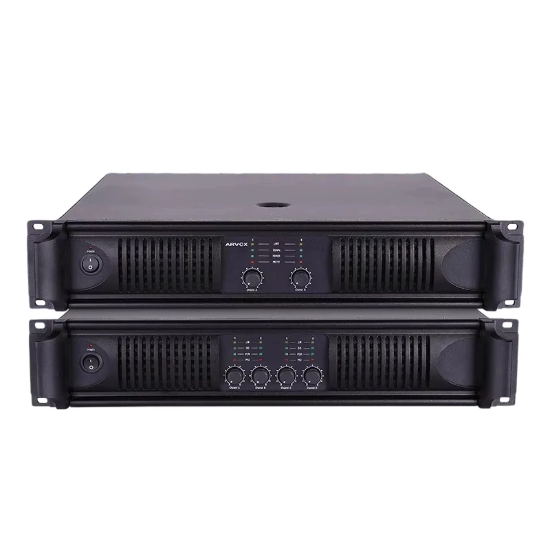 Digital Professional 2-Channel Power Amplifier for Stage Performance and Music Systems
