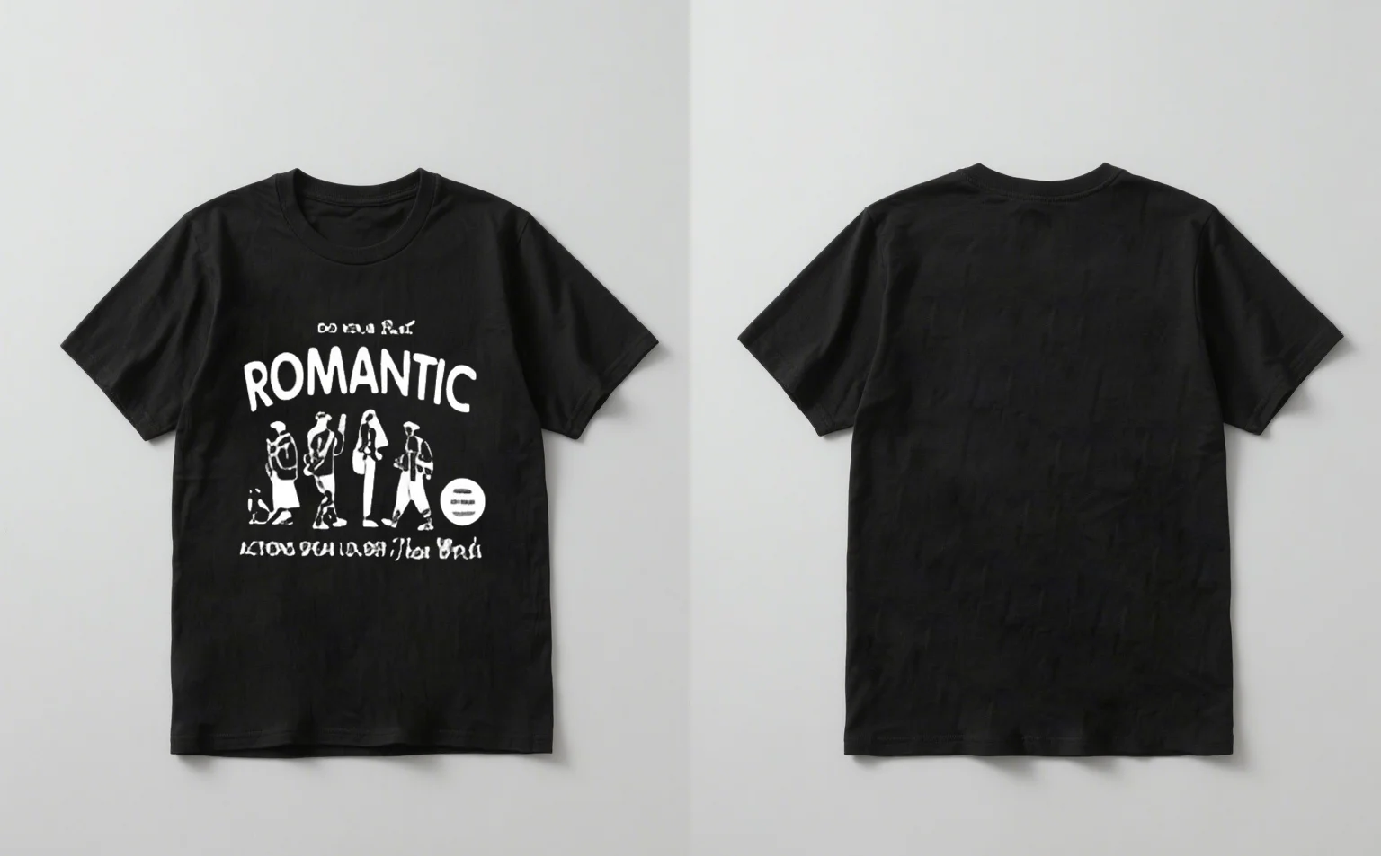 

Новейшая модная и романтическая футболка с короткими рукавами и принтом персонажей для мужчин и женщин, повседневные топы с круглым вырезом в 2025 году.