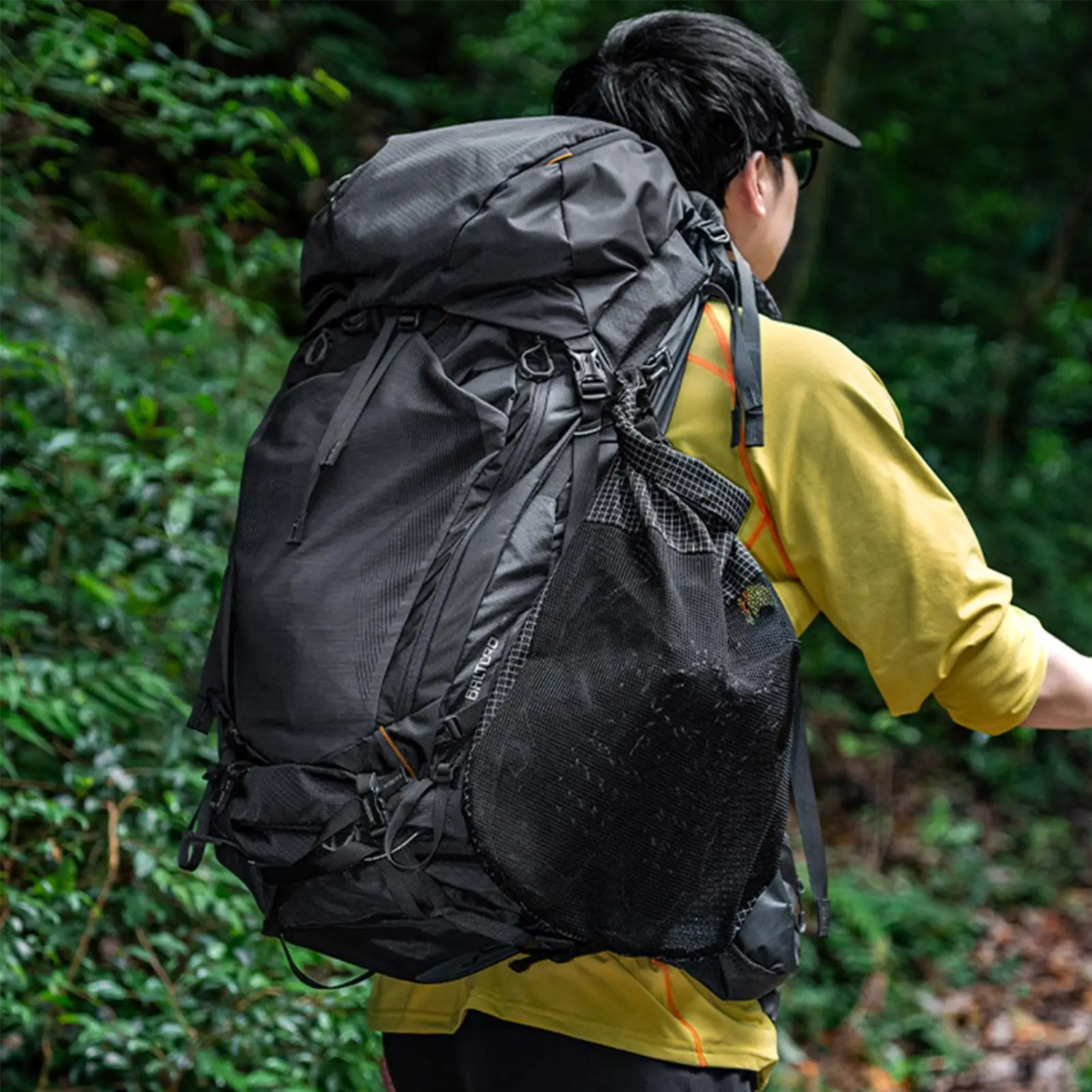Travel Shoe Bag Quick-Dry Mesh Portable Large Capacity Zipper Trekking Shoe Organizer Pouch For Outdoor Hiking Camping Trekking