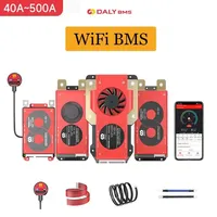 Daly Smart BMS 4S Lifepo4 4S-24S WiFi BMS 40A 60A 100A 150A 200A 300A 400A 500A for Inverter Solar RV RS485 CANBUS