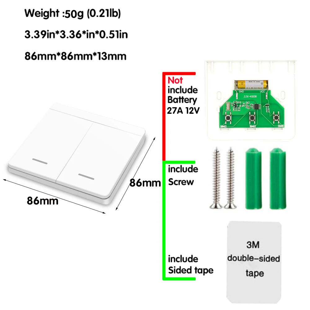 Mini Module interrupteur mural intelligent, wi-fi, 433MHZ, commande à distance électrique sans fil, 220V, 10a