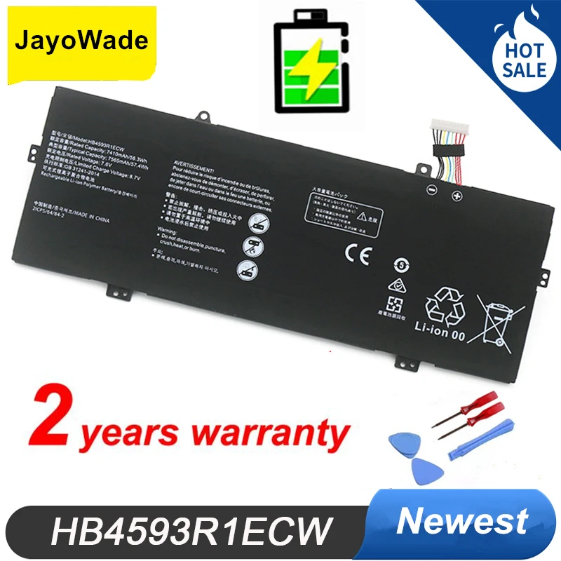 

New HB4593R1ECW Laptop Battery For Huawei Matebook 14" X Pro KPL-W00 KLV-W29C MACH-W29C W19C W29B "GRADE A" KLVL-WFE9 KLVC-WAH9L