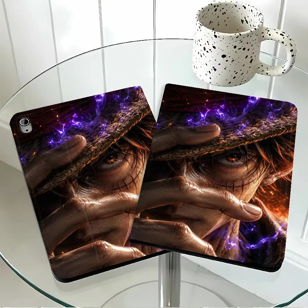Case for Apple iPad 10th 7/8/9th Pro11 13 Air 11 13 M4 M3 M2 A16 2026 With Pencil Holder Air 4/5/6th Anime One Pieces view 6