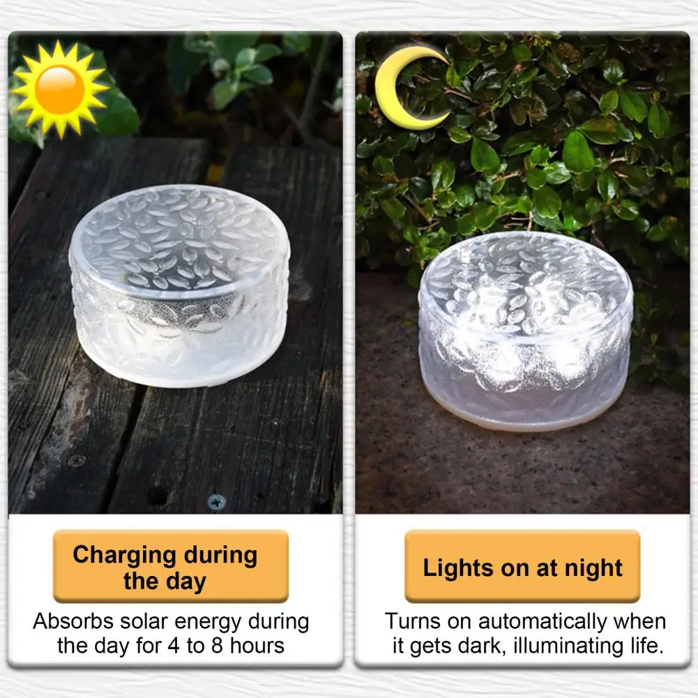 Solar Step Lights Automatic Solar Garden Lights Solar Deck Lights Outdoor Waterproof Led Step Pathway for Garden Patio Yard