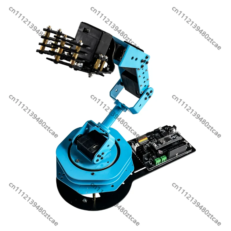 6-DOF Robotic Arm Large Torque Servo Motor Main Control Board Bluetooth Handheld & APP Wireless Control Kit