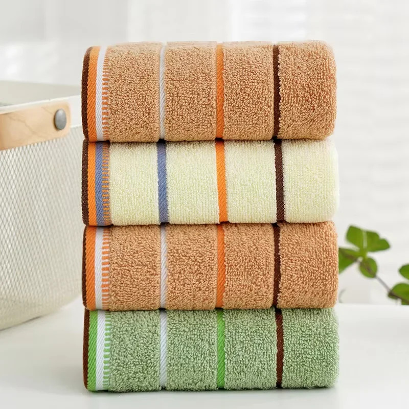 100% Cotton Thickened Hand & Face Towels - Super Absorbent for Bathroom/Hotel/Travel, Soft Hair Towels for Adults