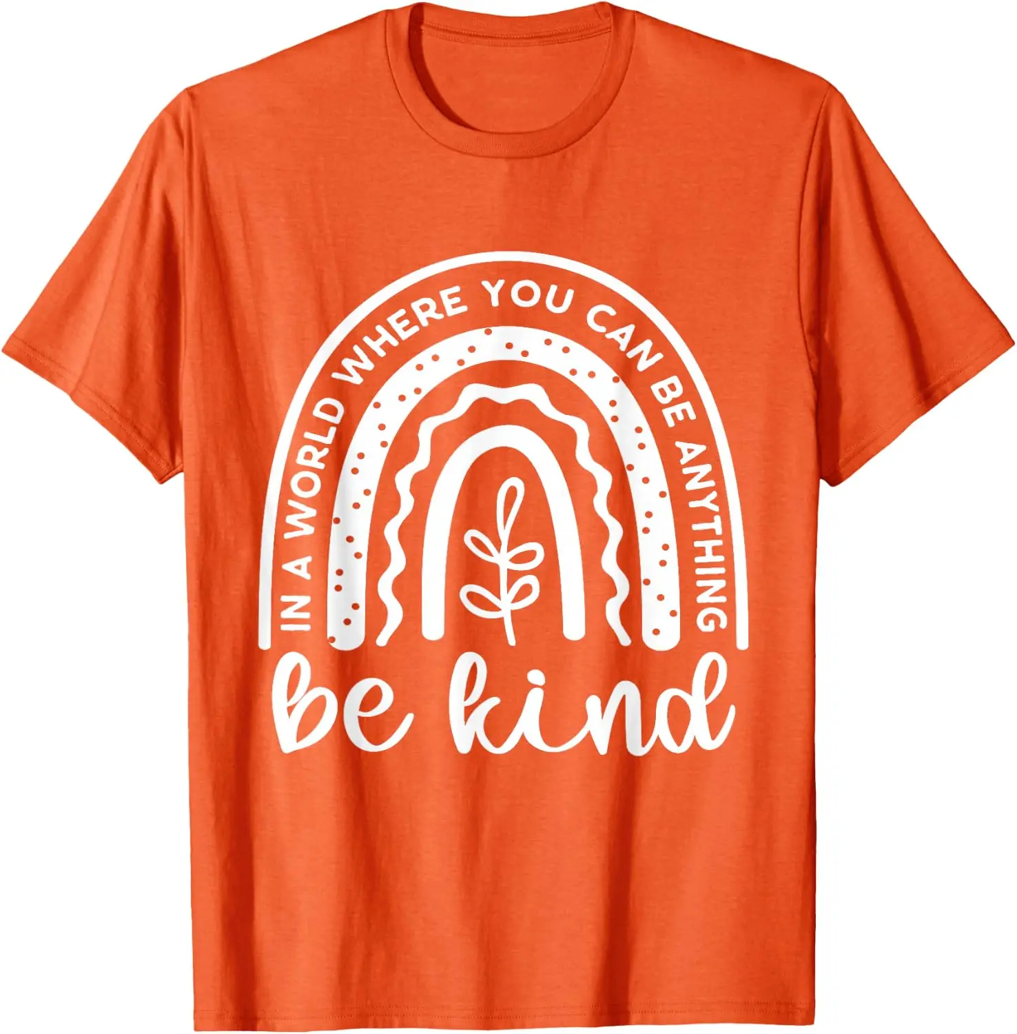 Unity Day Anti Bullying Be Kind Rainbow Design Graphic Printed T-Shirt Cotton Casual Fashion Harajuku Short Sleeve Man Women Tee