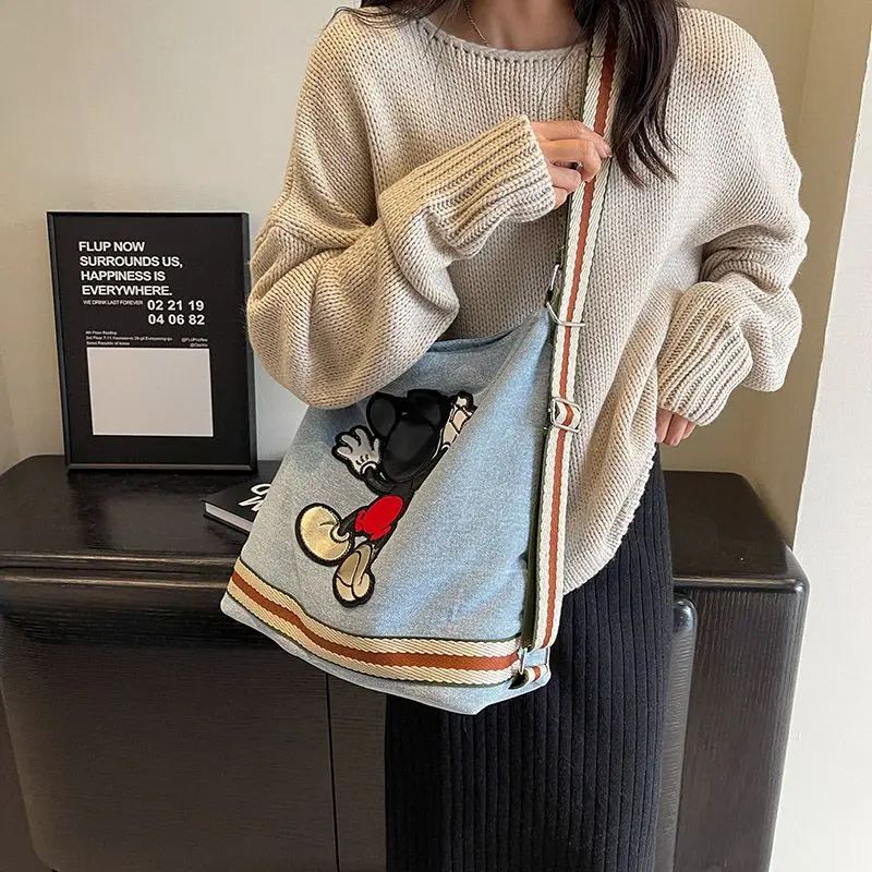 Disney spring new shoulder crossbody bags Mickey cartoon bag Tote bag girl  purses and handbags