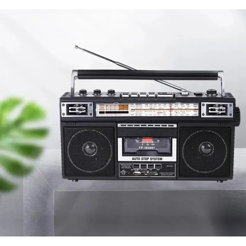 919 Recorder Radio Portable Four Band Elderly Student Tape Bluetooth U Disk SD