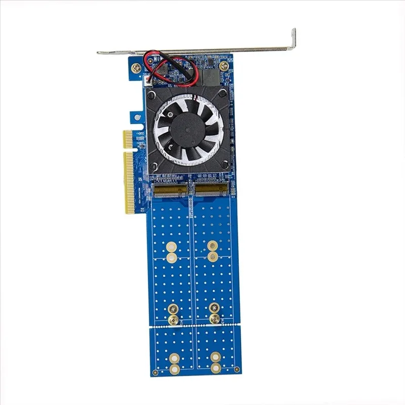 Pcle 4.0 To NVME Expansion Card PLX88024 4-Bit Expansion Card Pcie 4.0 Nvme M.2 Hard Disk Expansion Card Free Splitting