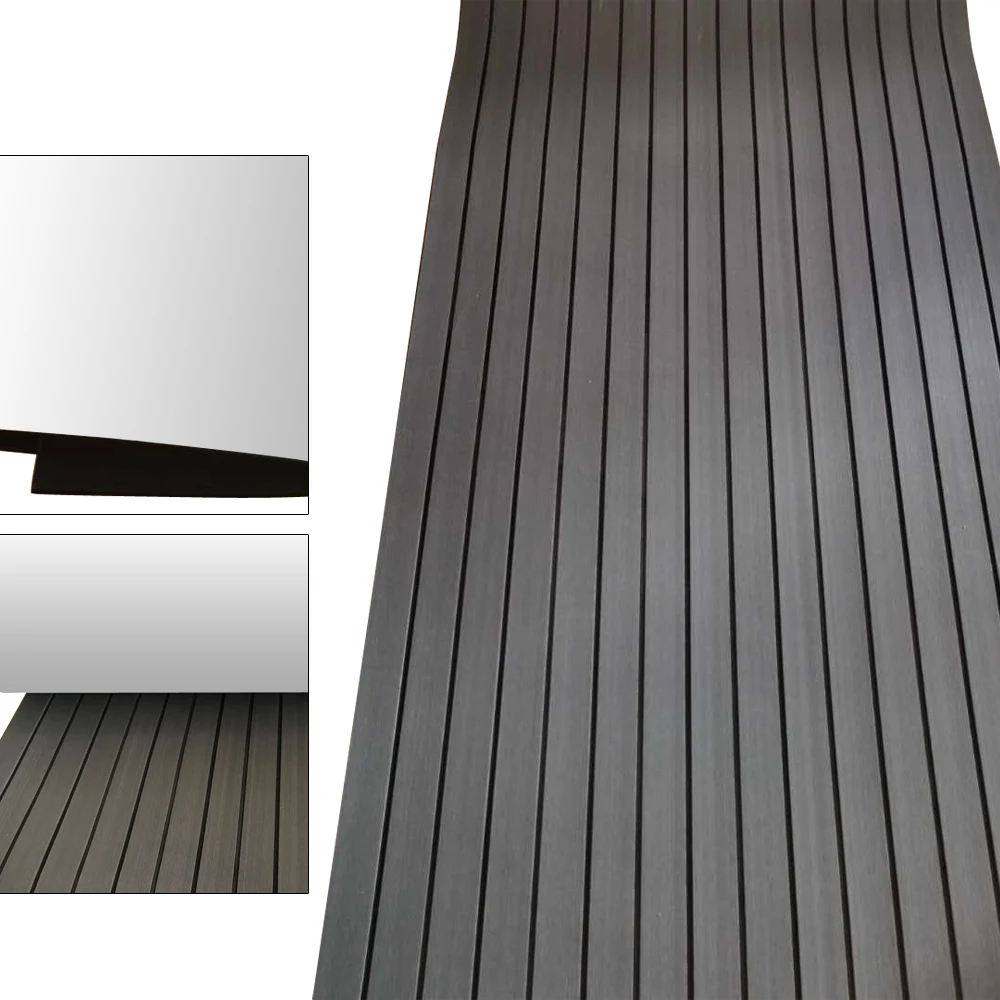 

Противоскользящий коврик из ЭВА толщиной 6 мм, водонепроницаемый и устойчивый к ультрафиолетовому излучению пол для лодки с прочной клейкой подложкой, 94,5x35,4 дюйма