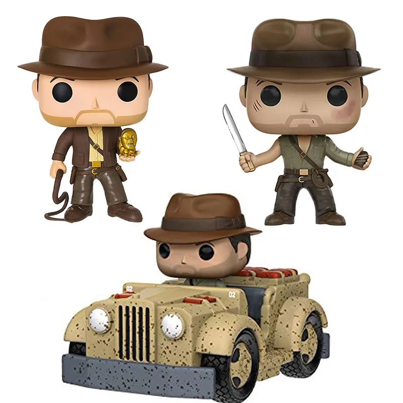 Funko pop filme indiana jones e o templo de doom #199 #200 exclusivo figura de ação brinquedos anime figurinhas modelo bonecas presentes