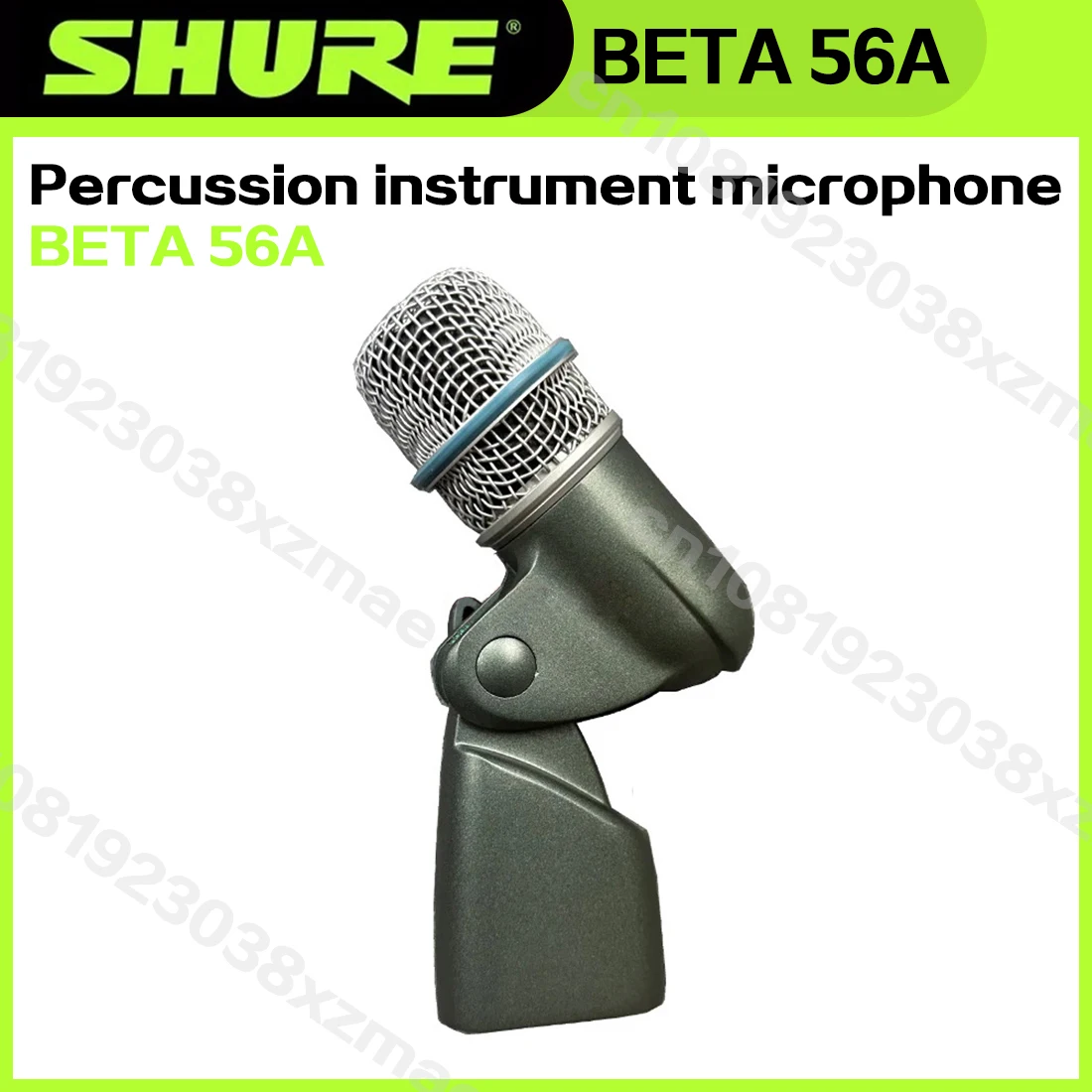 Shure BETA 56A profesjonalny mikrofon dynamiczny wojskowy instrument perkusyjny mikrofon przewodowy gitara dynamiczny kardioidalny