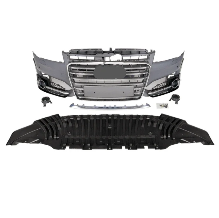 

Automotive Parts Front Bumper Body Kits For 2015-2018 Audi A8 Facelift Audi S8 Front Bumper With Grill