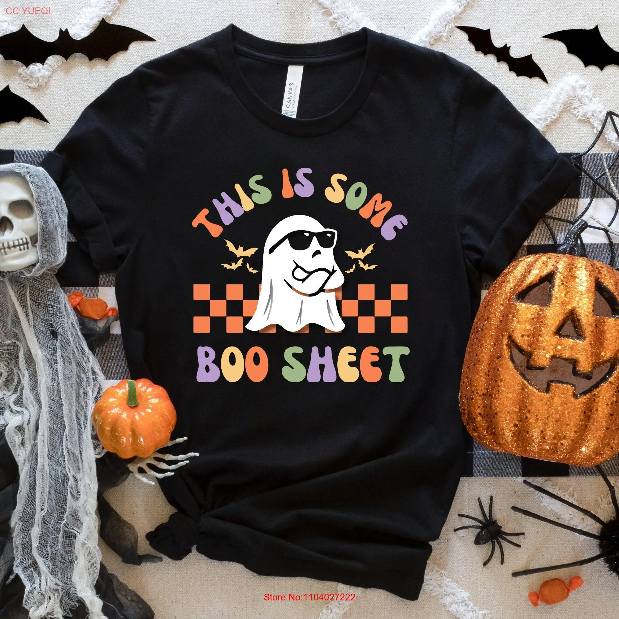 This Is Some Boo Sheet T Shirt Bunch Of GhosT tiful Halloween Fa Lous Different Day long or short sleeves