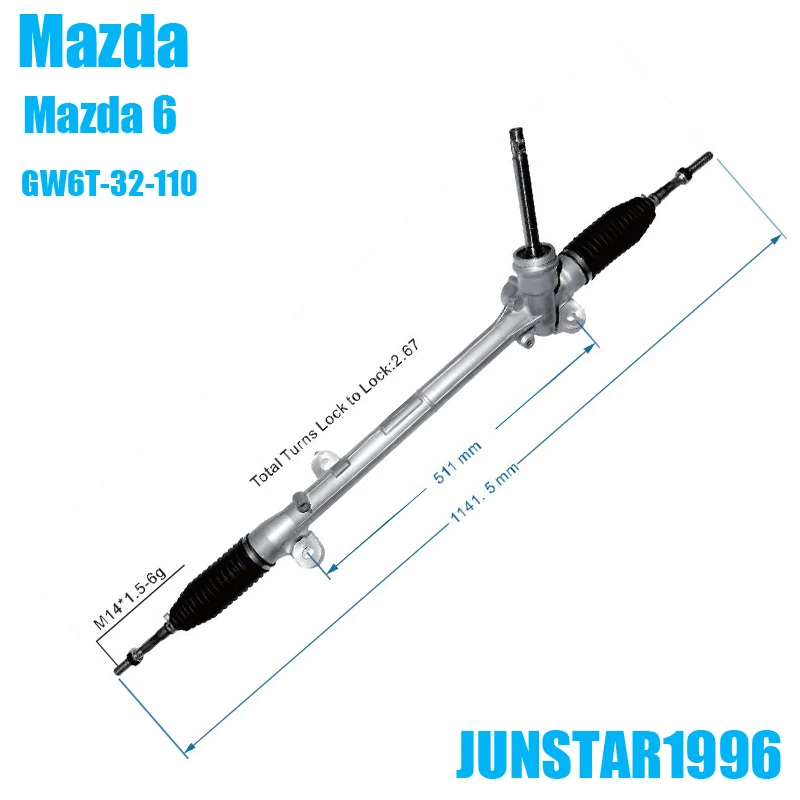 GW6T-32-110 Atenza Mazda 6  LHD steering gear