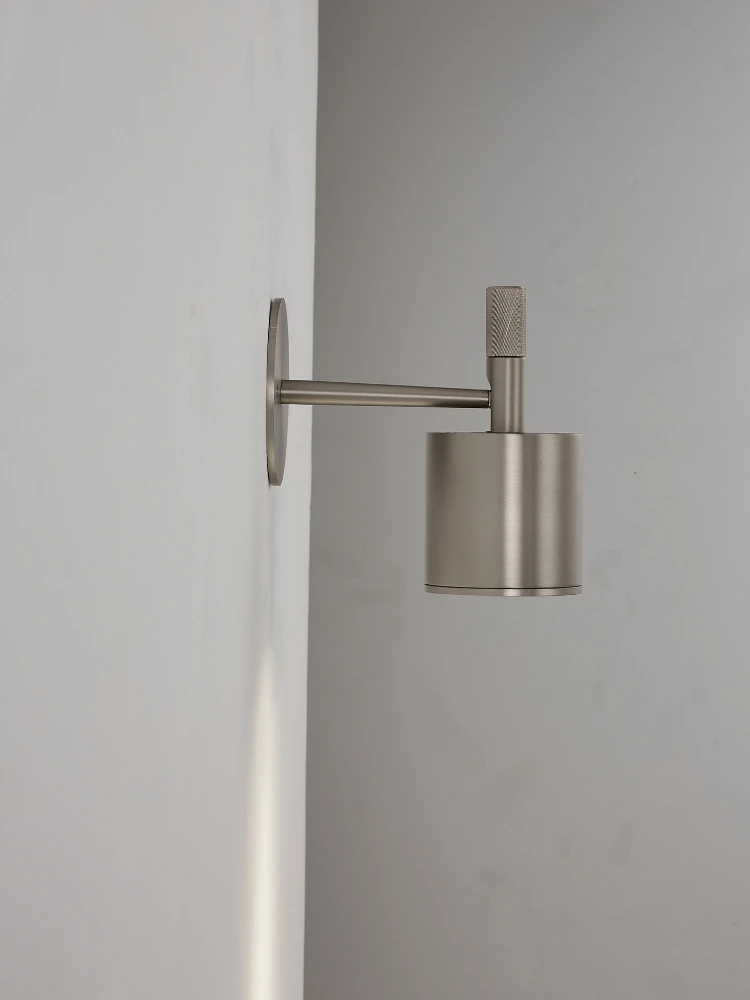 Bauhaus industrial stainless steel wall lamp GU10 LED modern bedroom bedside wall light reading corridor decor atmosphere lamp - view 6