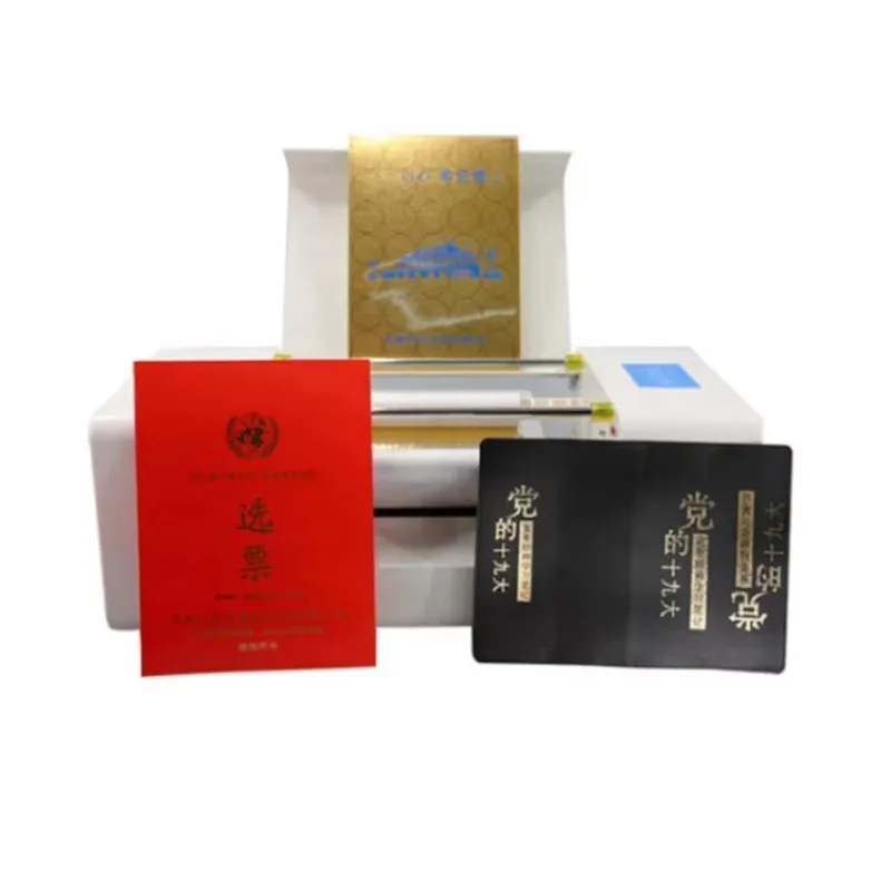 360A Hot Stamping Foil Multi Sizes Automatic Digital Ribbon Printing Hot Foil Stamping Machine