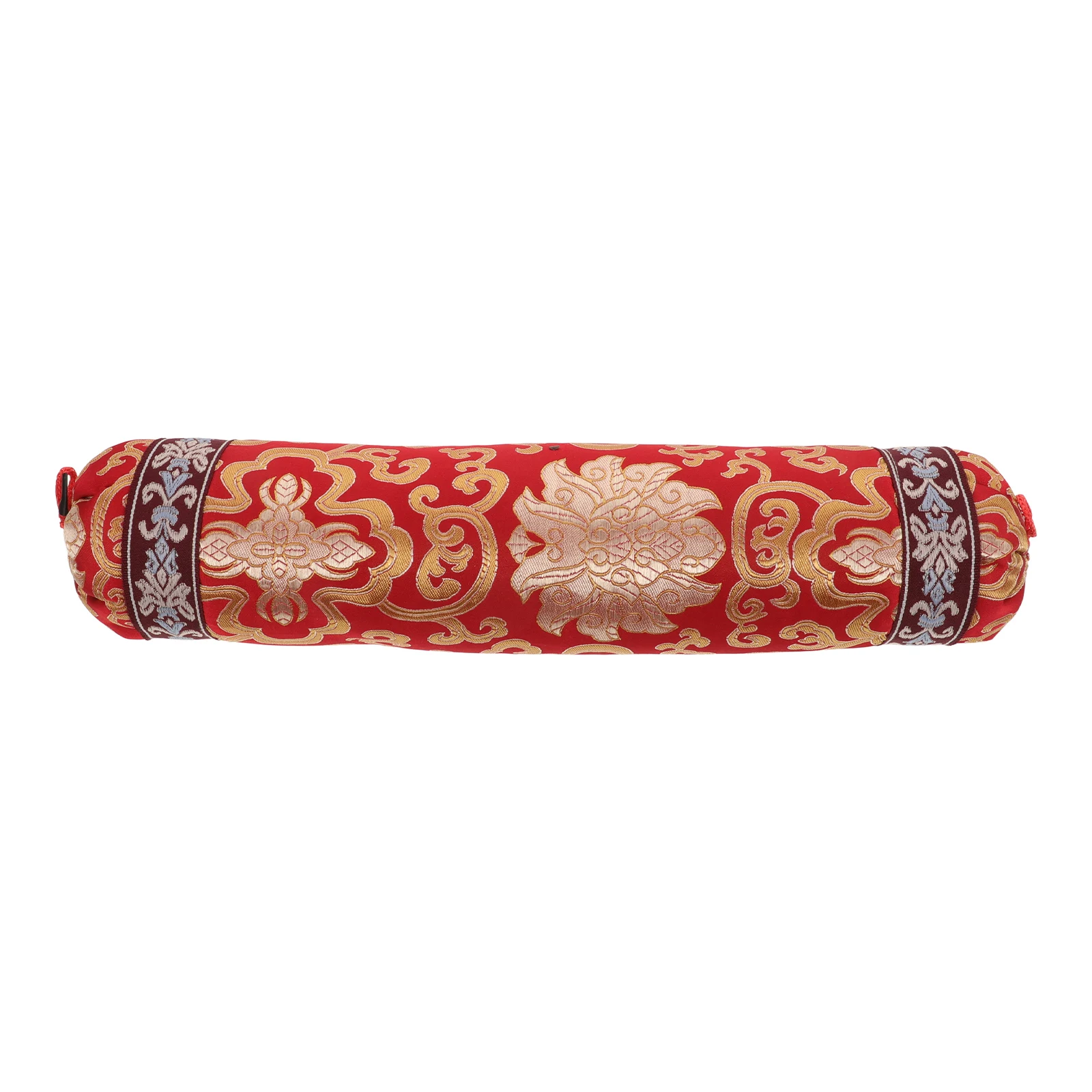 

Elegant Wood Furniture Pillow Classic Chinese Buckwheat Cushion Traditional Decorative Throw Neck Support Home