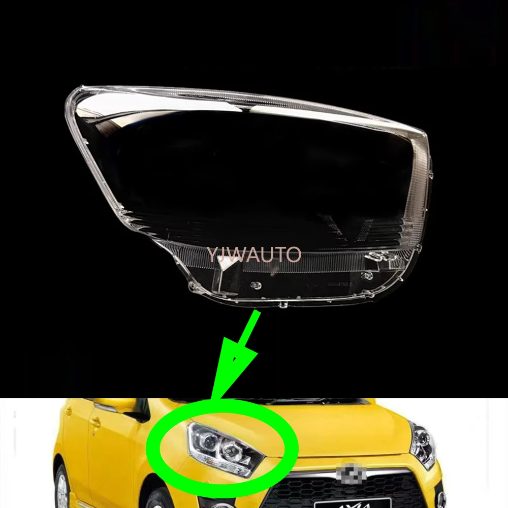 

For Perodua Axia 2014-2019 2020 2021 2022 2023 2024 2025 Headlamp Lens Car Headlight Cover Front Lampshade Lamp Hoods Auto Shell