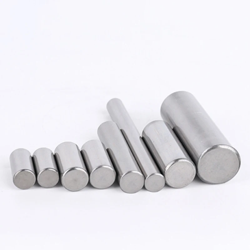 304 Stainless Steel A2-70 Cylindrical Dowel Pins M2 M2.5 M3 M4 M5 M6 Solid Locating Pins for Machinery Mold Fasteners