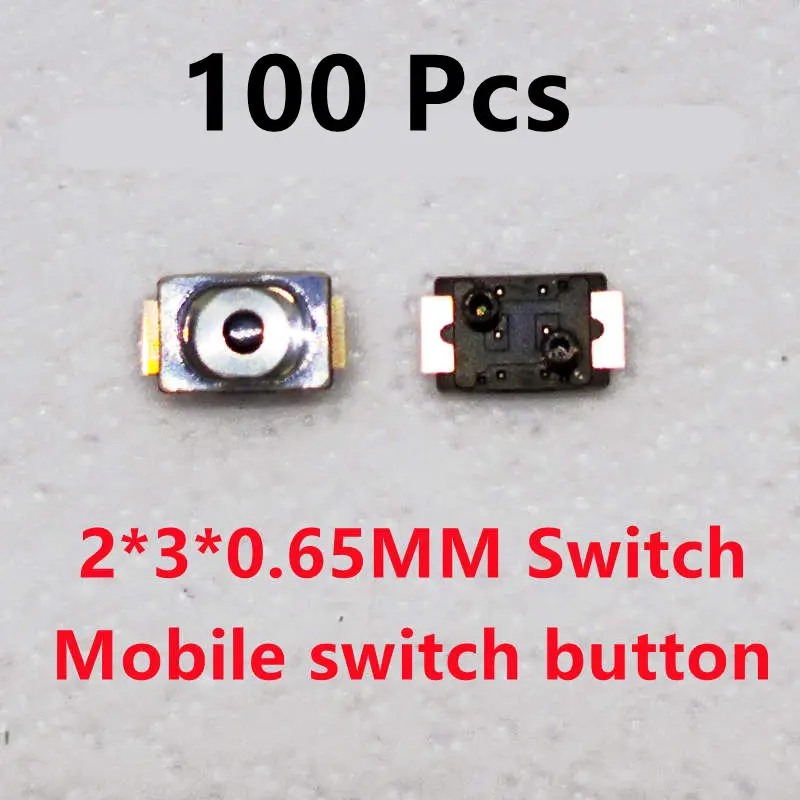 100Pcs 3*2 / 2.6*1.6 MM Power On Off Inner Button Control For Iphone Huawei OPPO Xiaomi Samsung VIVO Mobile Phone Volume Switch