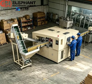 4 Cavity For Wide-mouth Bottles Juice Bottle Pet Stretch Blow Pet Jar Molding Machine With Mould