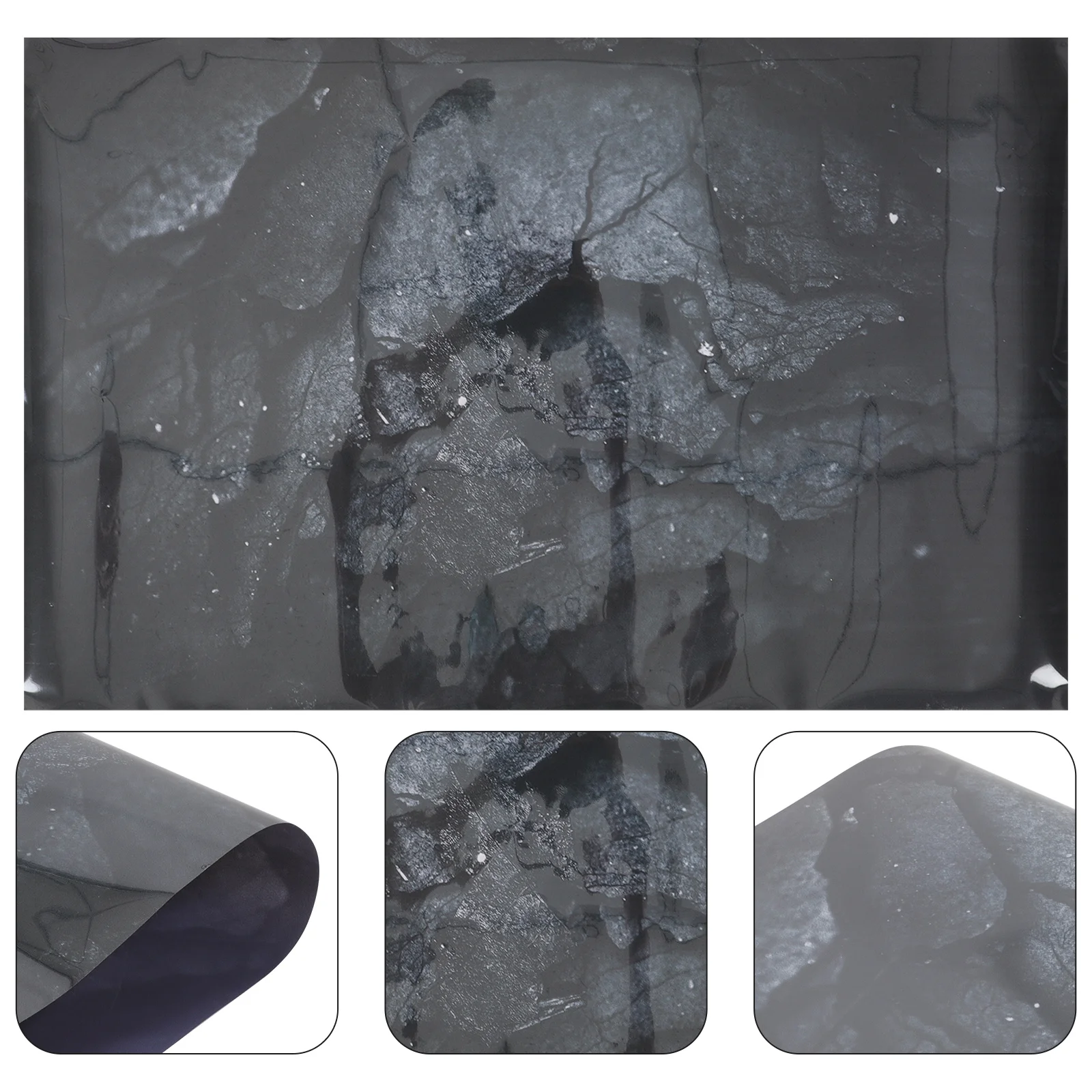 

3D Effect Fish Tank Background Sticker Waterproof Reusable Aquarium Wall Cling For Small Aquarium Decoration Landscape Ornament