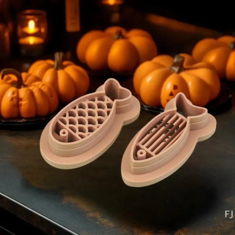 [YU] 1/4 قطعة لطيف الأسماك بوليمر كلاي القاطع لينة السيراميك الفخار DIY بها بنفسك الطين أقراط قالب قطع المجوهرات