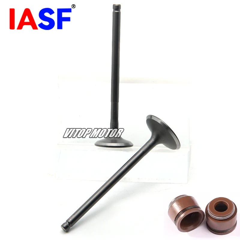 Fits for SYM ARA125 GR125 Symphony SR ST Orbit2 Fiddle 2 3 Jet4 Allo Crox XPro 125cc 200cc Exhaust Valve & Intake Valve Oil Seal
