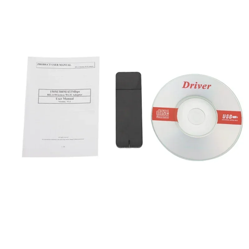 802.11AC 600Mbps Wifi USB Mini MTK7610 2.4g/5.8g Dual Band 500 เมตรอะแดปเตอร์ Wifi