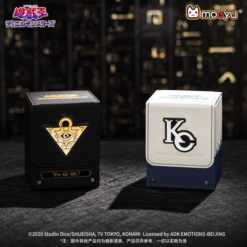 In Stock Moeyu Original Yu-Gi-Oh Card Deck Box Premium Leather Trading Card Storage Case Birthday Gift For Game Card Collectors