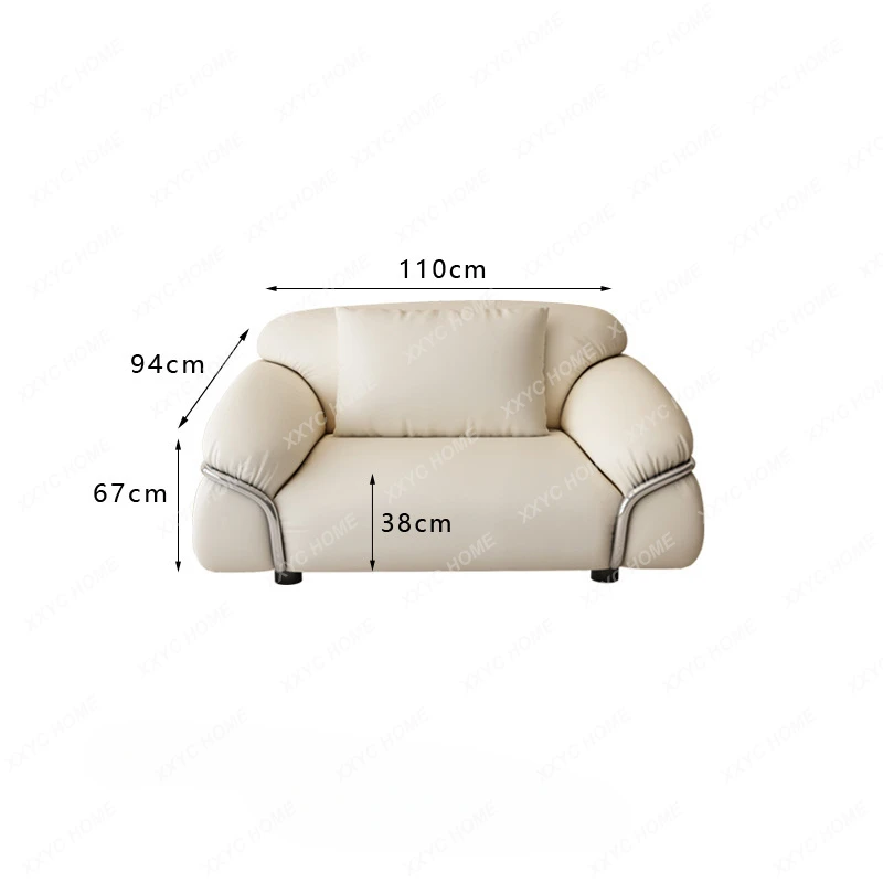 Technology Cloth Sofa Living Room Small Apartment Simple Modern Anti-Scratching Fabric Sofa