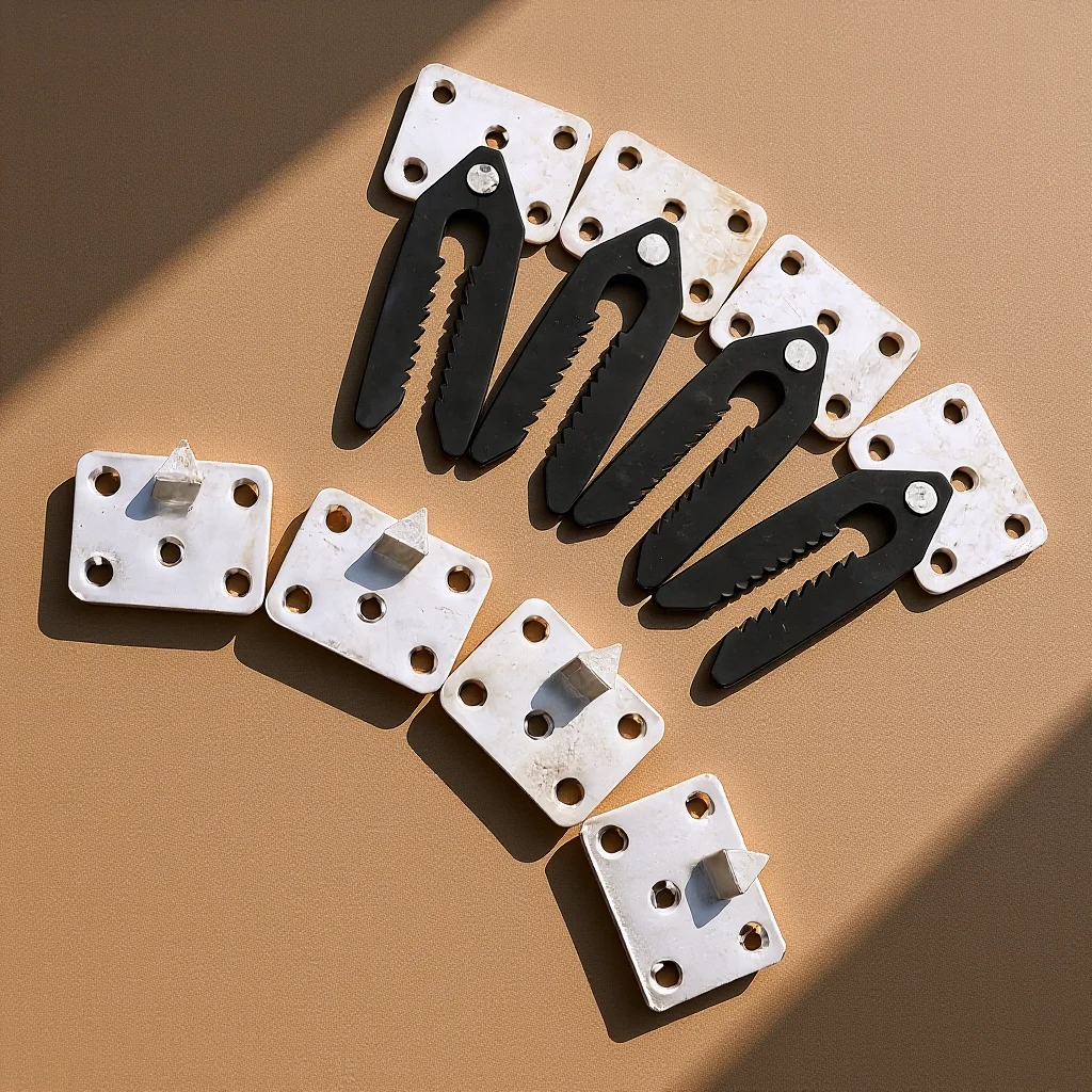 

4Pcs Sofa Alligator Connector Strong Load Bearing Sectional Couch Joint Snap Easy Assembly Fits Various Style Furniture