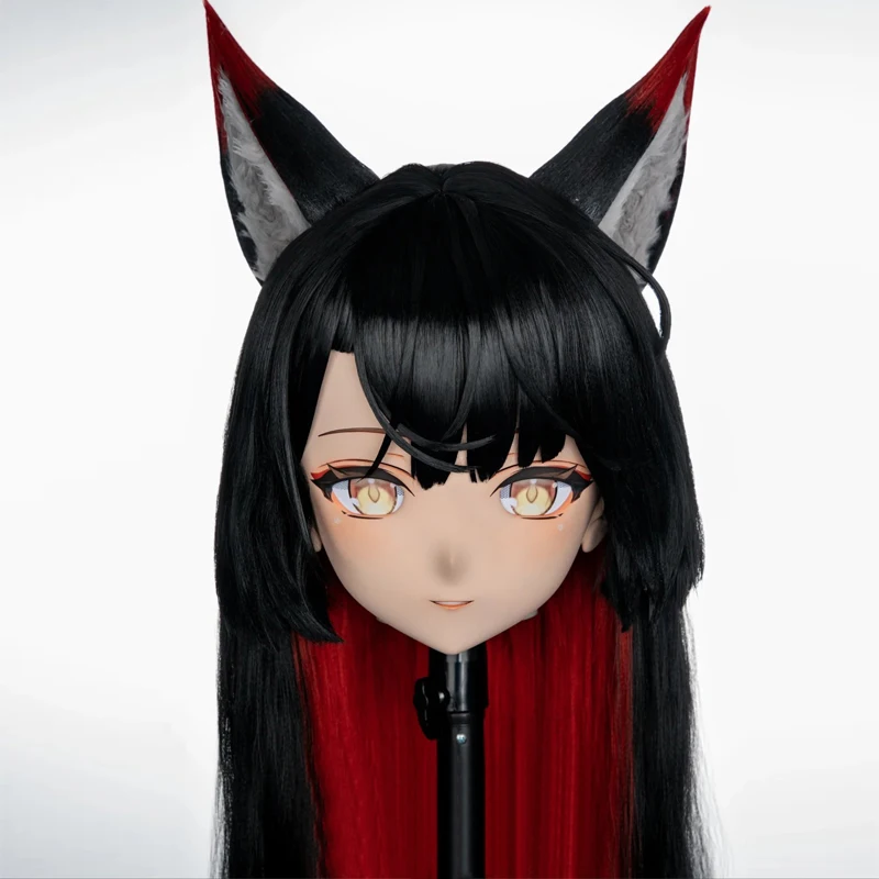 

(MEO078) Настроить ручной работы на всю голову, запираемый кроссдресс, мужской и женский, японский мультфильм, аниме, игровой персонаж, маска кигуруми